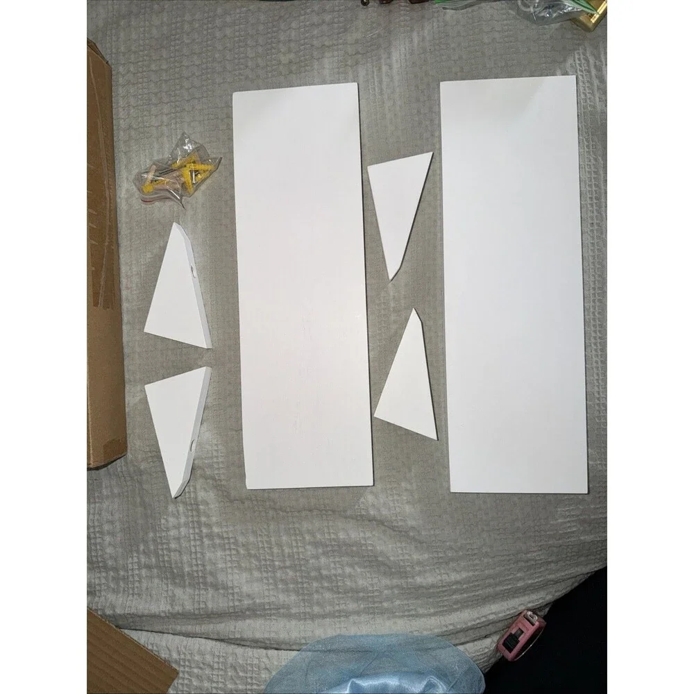 JS Home Set Of 2 Wall Shelves 16.9 Inches Wall Mounted NEW